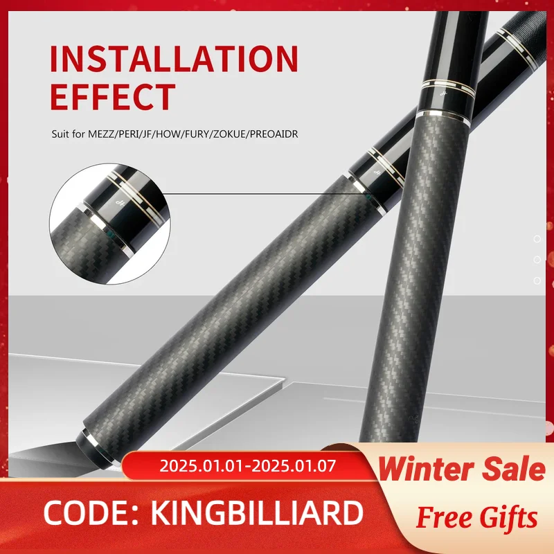 Billiards Carbon Fiber Extension for Mezz Predator Mit FURY KONLLEN HOW PERI  Jflowers Cue Extension Billiard Accessories