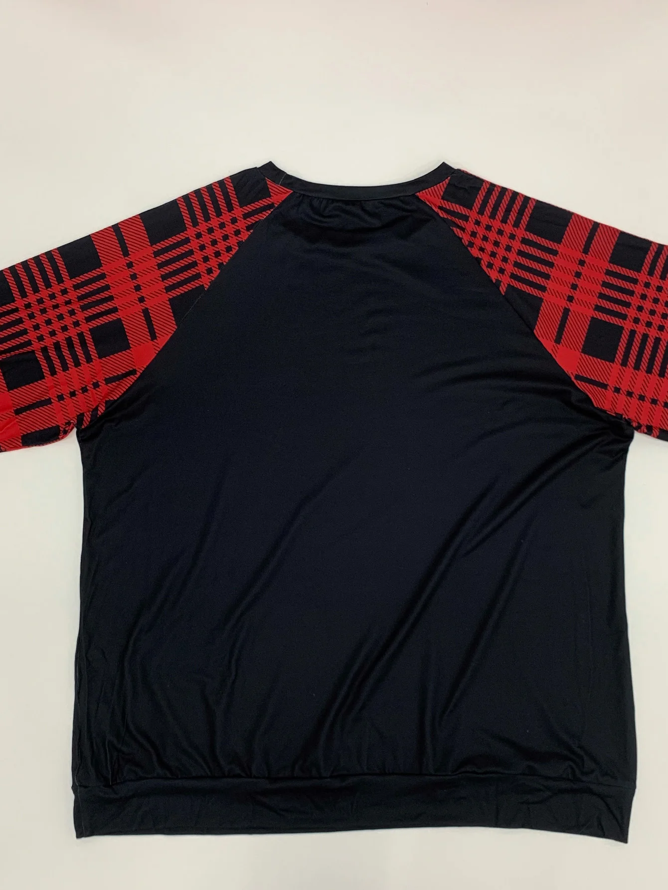 Plus size damski walentynkowy sweter w kratę z nadrukiem miłosnym, elegancki T-shirt z długim rękawem, najlepszy wybór na wiosnę