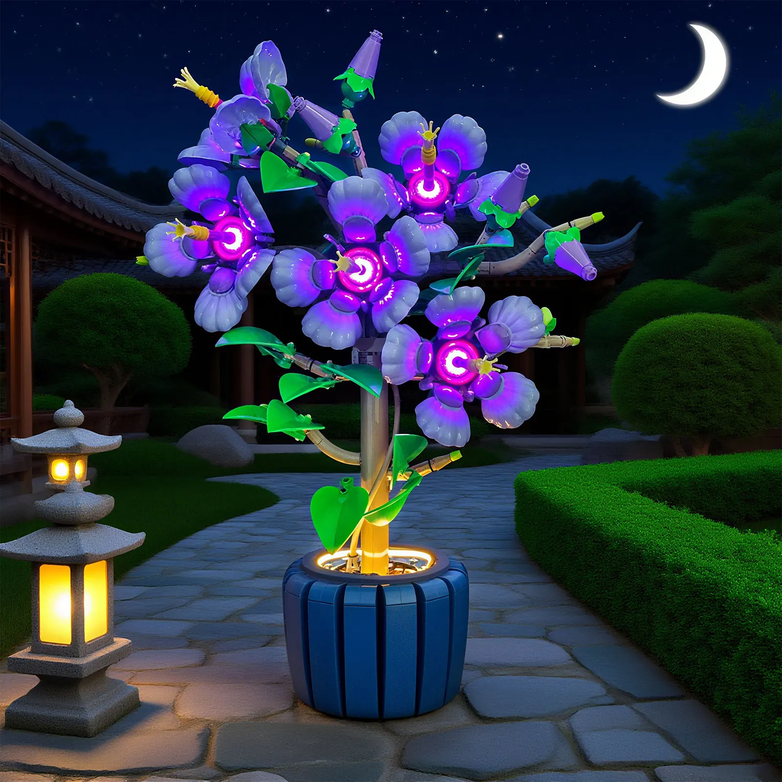 

LYBMTWF LED Lighting Kit Compatible with Lego 10372 Hibiscus Flower Model (NOT Include Model Bricks)