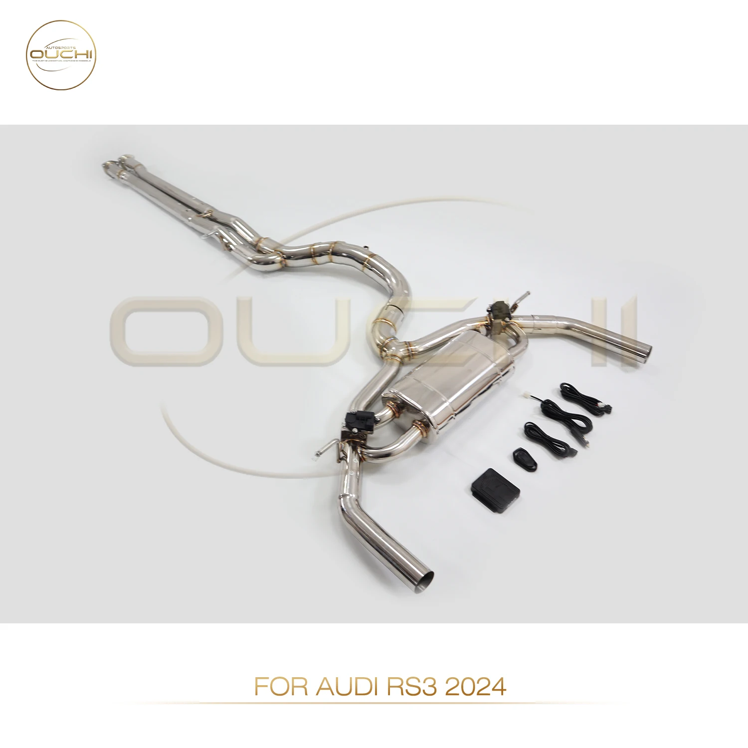 

OUCHI Exhaust System Stainless Steel Performance Catback for Audi RS3 2024 Muffler With Valve