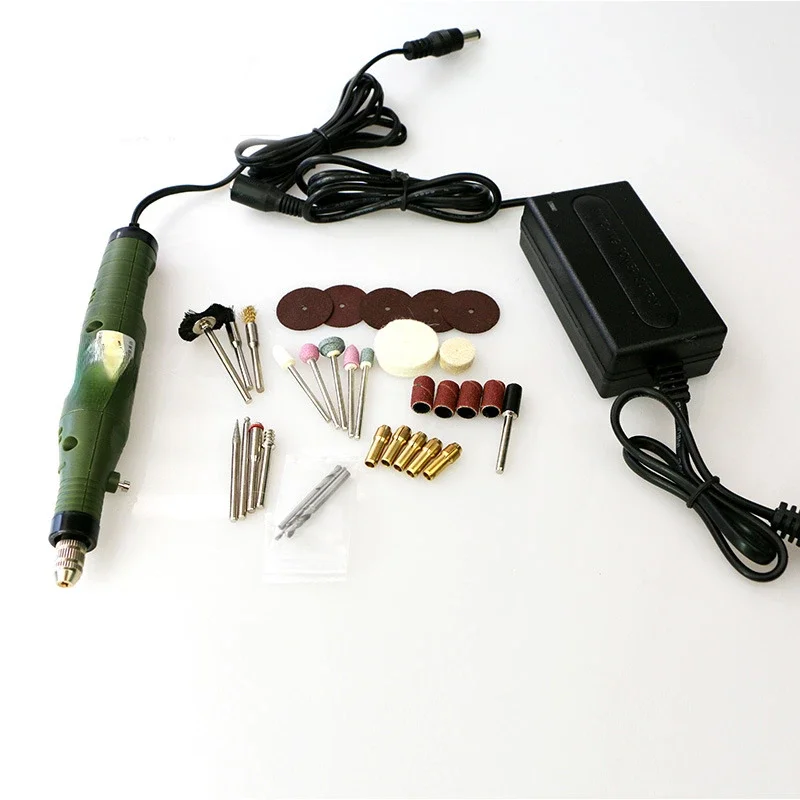 

Cross-Border Neutral Carving Tool Set P-500-2 DIY Mini Electric Mill Electric Drill Stepless Electric Hand Drill