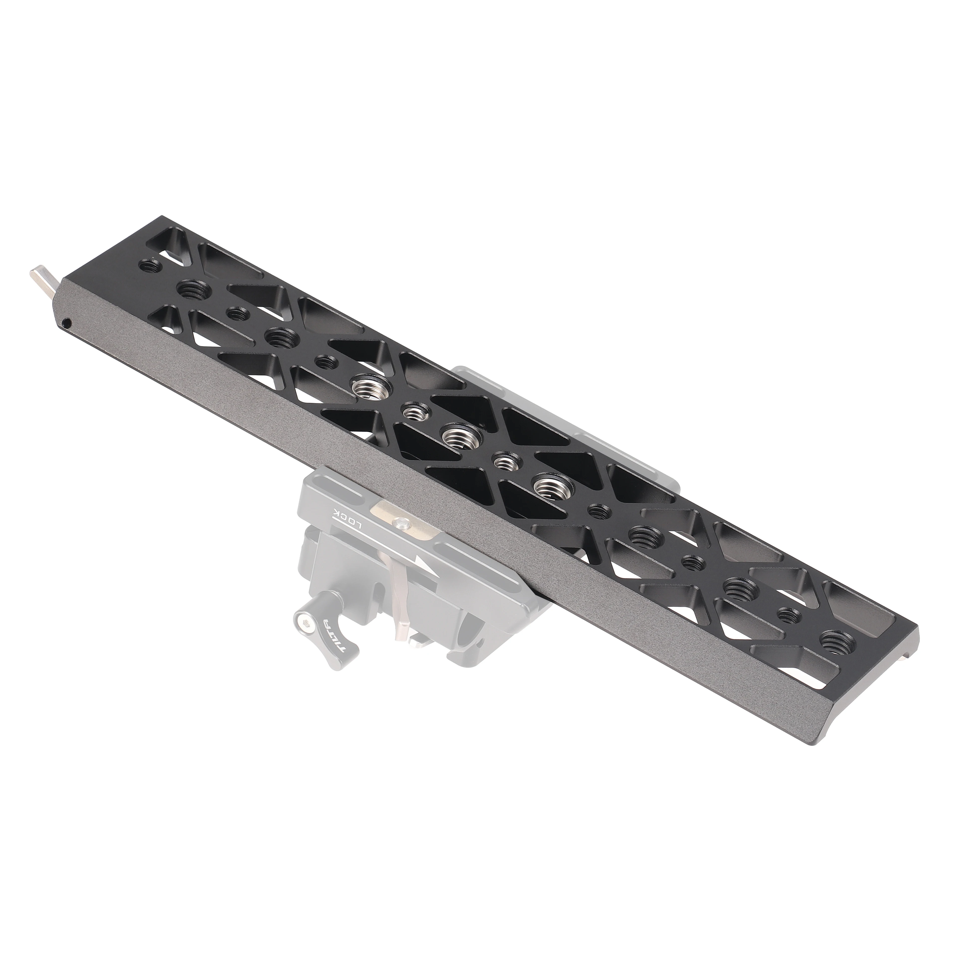 Universal 5/8/10 Inch Lightweight Dovetail Plate with Arri and 1/4\