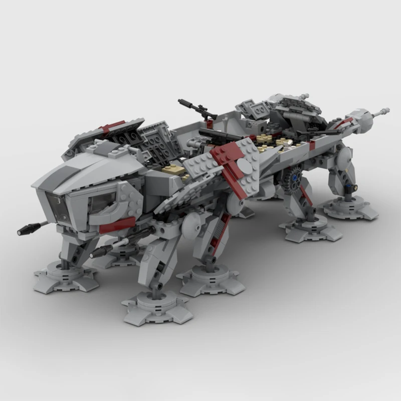 

729 Parts Sci Fi Multi-Leg Combat Transport Walker MOC Mecha Vehicle Building Blocks Model DIY Assembly Toy For Birthday Gifts