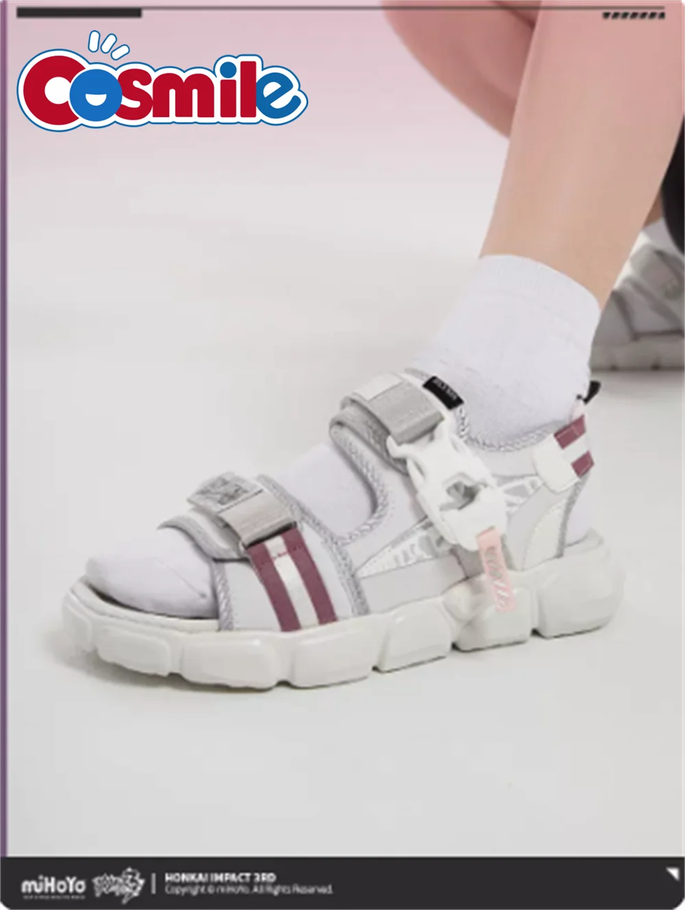 

Cosmile Anime Honkai Impact 3rd Elysia Sandal For Women Shoes Daily Props Game Cosplay Cute Lovely C