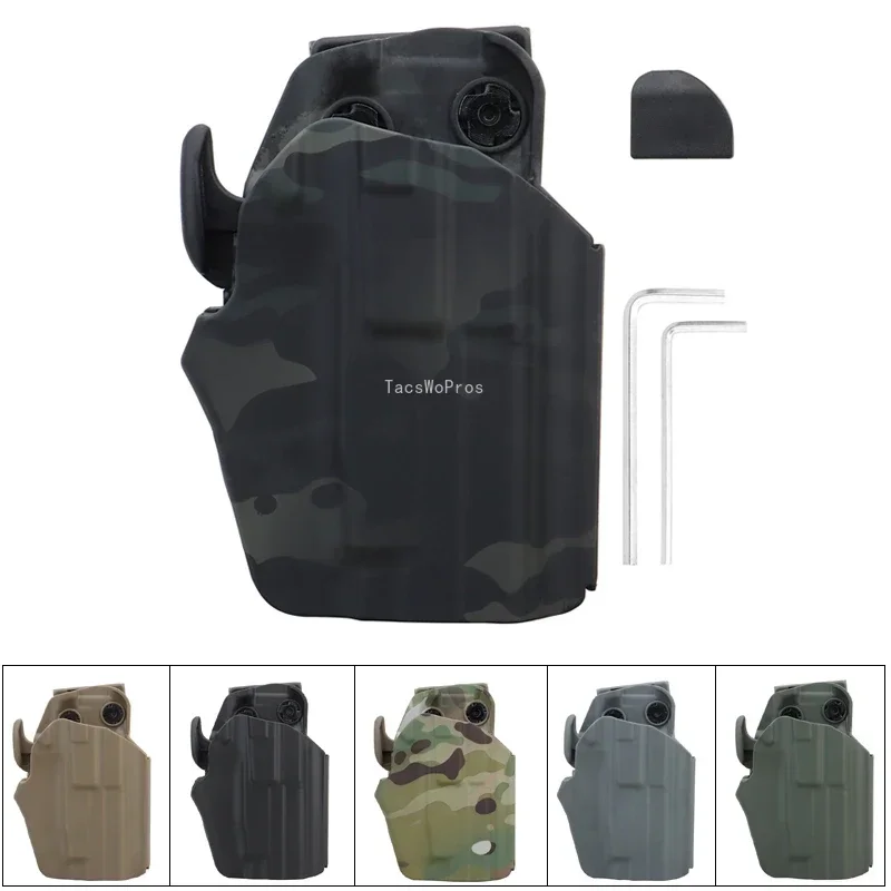 

Тактическая кобура на пояс для правой руки, быстросъемная кобура для охотничьего ружья для страйкбола для GLOCK 26 27 30 30S 33 39 H&K P2000SK 9 мм, 40