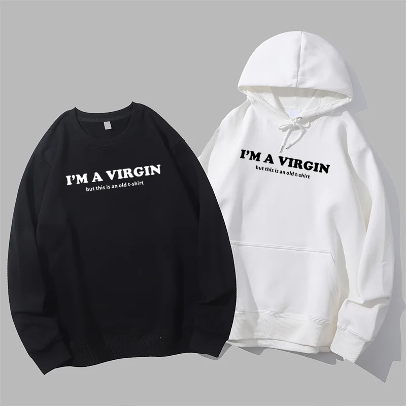 Camiseta de Moletom Unissex de Algodão e Poliéster com Gola Redonda, Caimento Solto, Confortável, Manga Longa e Estampa para ...