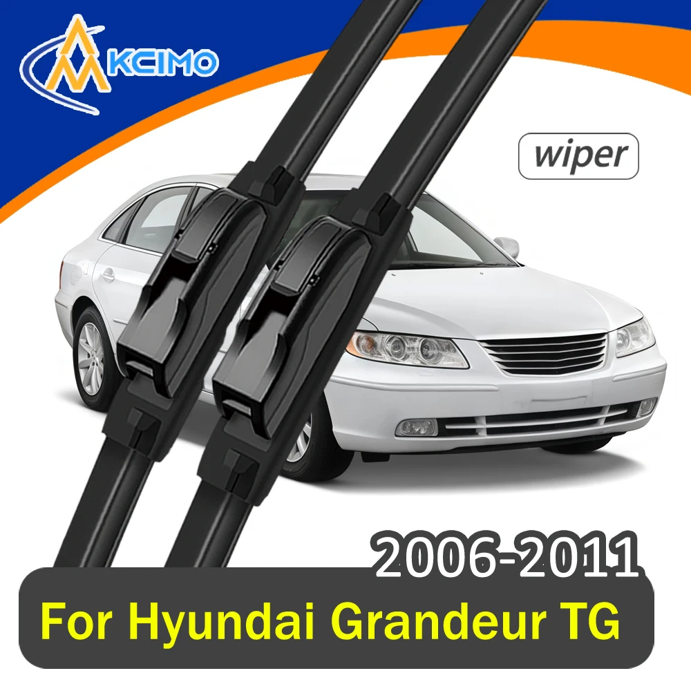 

Premium All-Season Front Wiper Blades Set For Hyundai Grandeur TG 2006-2011 Quiet Streak-Free Cleaning Simple Installation