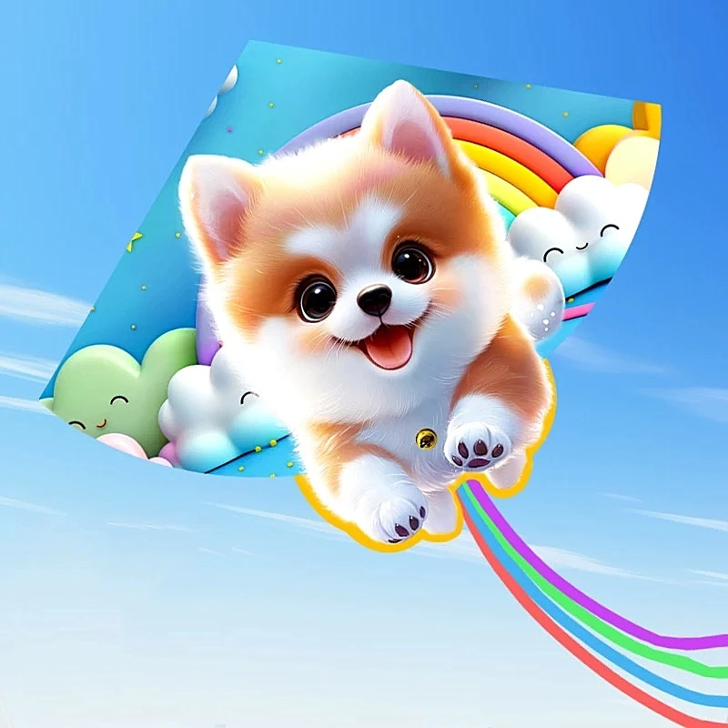 free shipping dog kites flying for adults professional winds kites papalotes cometas grandes dragon kite giant kite lenkdrachen