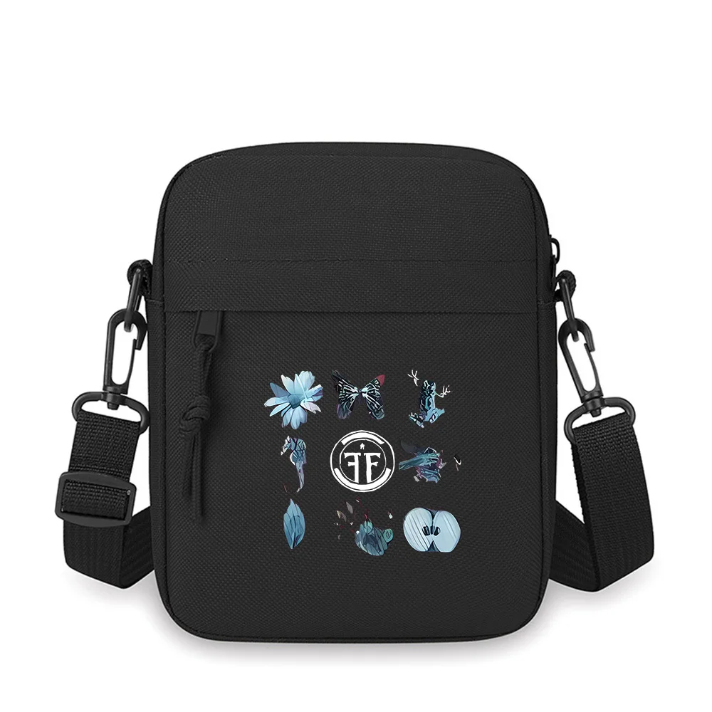 

Flower butterfly seahorse frog apple Men Crossbody Bag Single Shoulder Women Cartoon Anime Film Printing Design Unisex