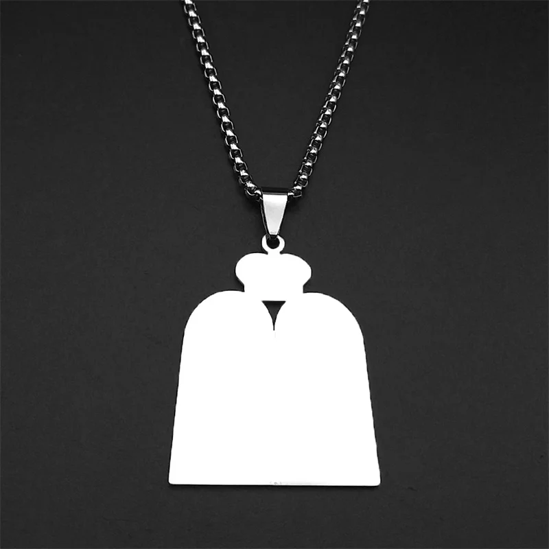 Jewish Torah Scroll Ten Commandments Necklaces Men Women Judaism Stainless Steel Hebrew Prayer Shema Israel Necklace Jewelry