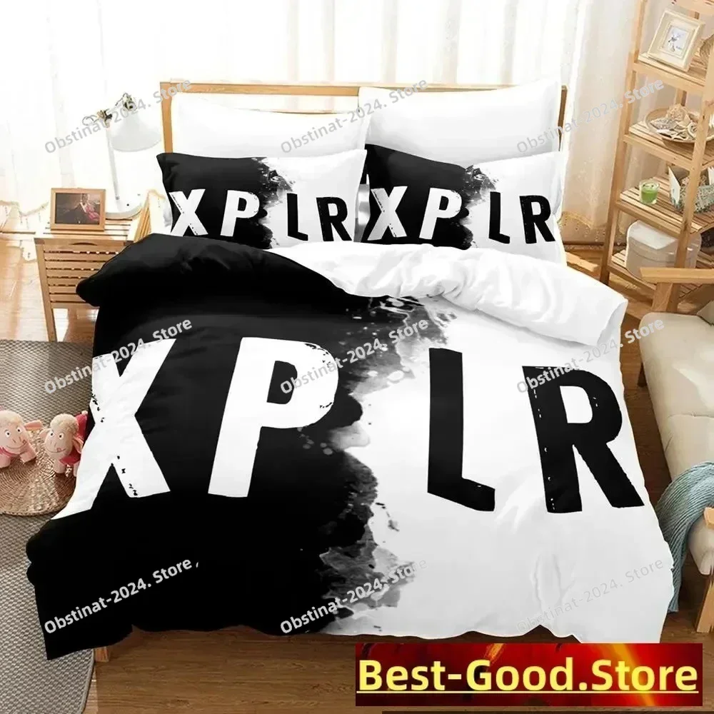 3D XPLR Bedding Set Printed Bed Set With Pillowcase Bed Duvet Cover Soft Single Double Queen Super King Size boys Adult Bedroom