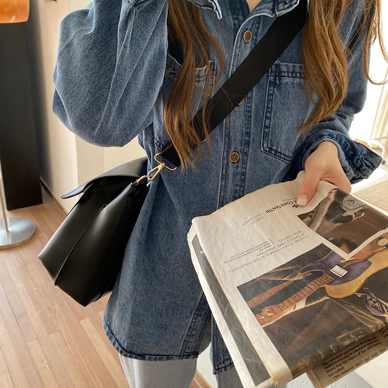 

Trendy Underarm Women's oulder Bag Large Capaci Autumn Winter Handbag Faionable Design PU Leather Magnetic Bule Closure