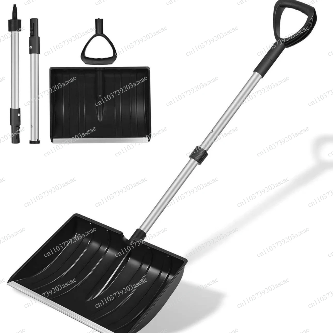 Plastic snow push multi-functional plastic shovel widened and thickened material pressure-resistantanti-droplight and convenient