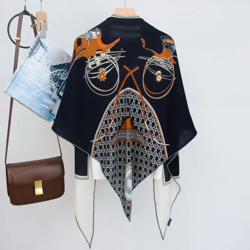 

Triangle Silk Wool Blend Scarf Hems Rolled Shawls Scarves Bag Clothing Decoration Hair Neck Accessories Mother Lover Gift