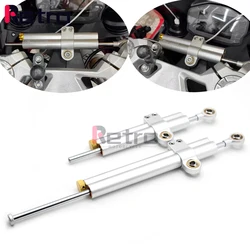 CNC aluminum Universal Motorcycle Adjustable Stabilizer Steering Damper for Yamaha Honda Kawasaki Suzuki Ducati Triumph BMW