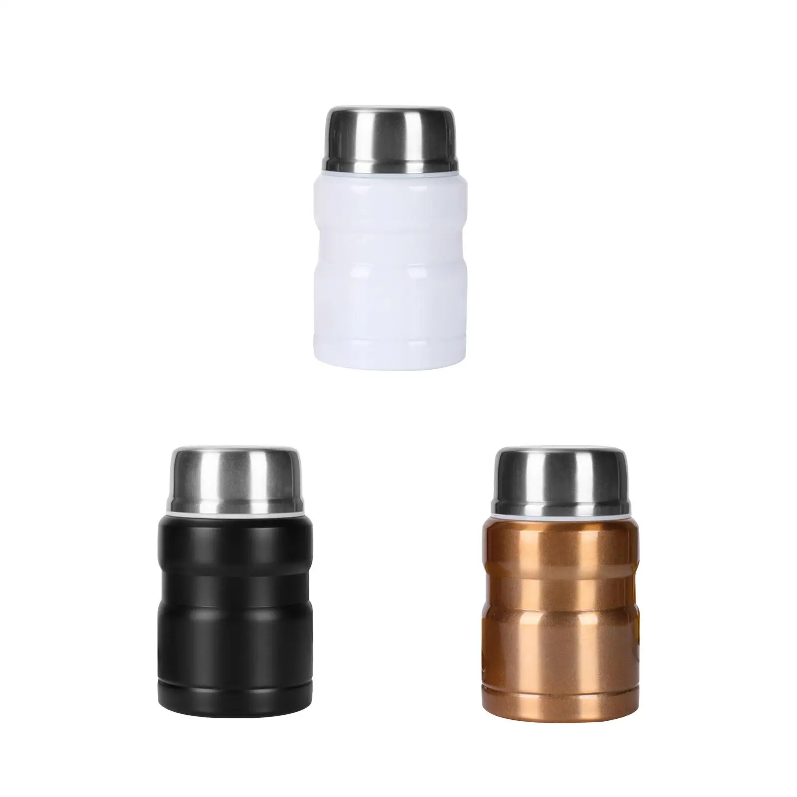 Flask for Hot Cold Food Portable Insulated Soup Container 500ml Thermal Flask for Cold Drink Picnic Barbecue Camping Ice Cream