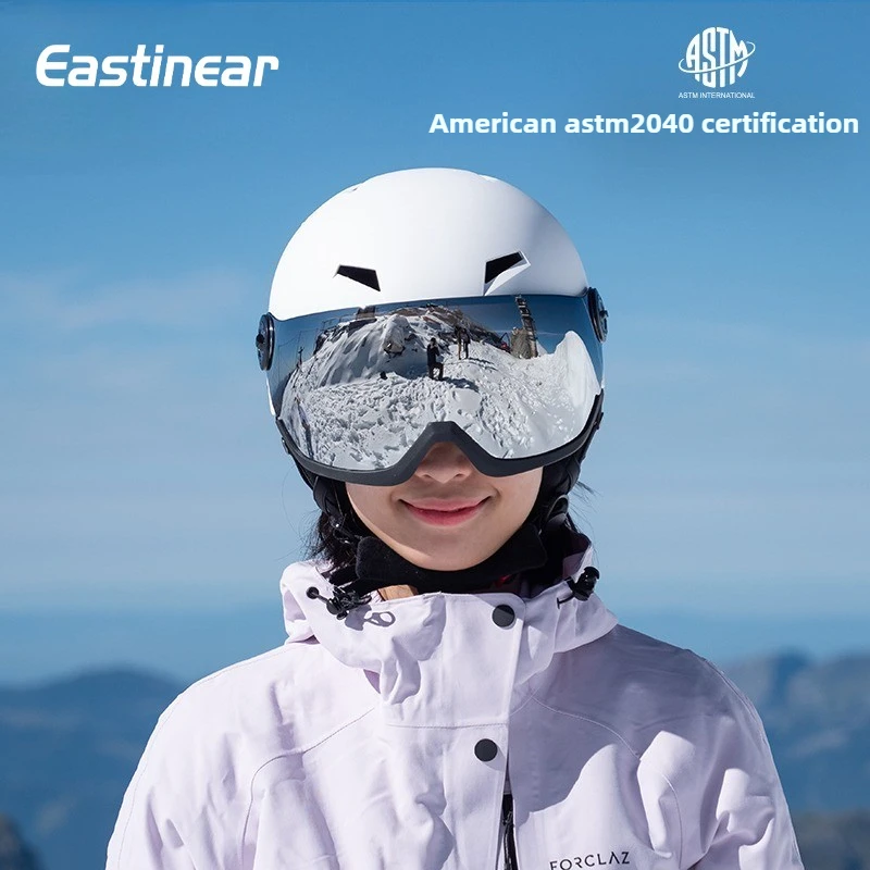 Eastinear Skiing Helmet Integrated Pc And Eps Ski Snowboard And Skateboard Windproof Warm Collision Hard Hats Lightweight Helmet