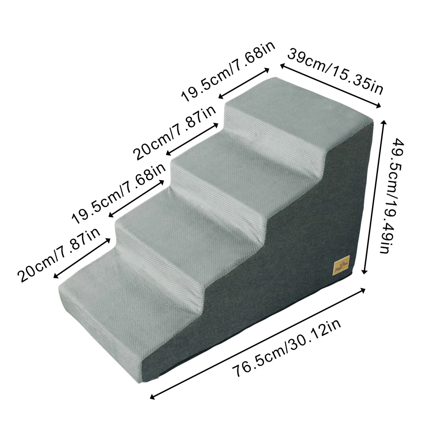 Pet Stairs Dog Stairs Steps Small Dog Bed Climbing Bed Ladder Bedside Puppy Cat Ladder Jacket Dismantling and Washing