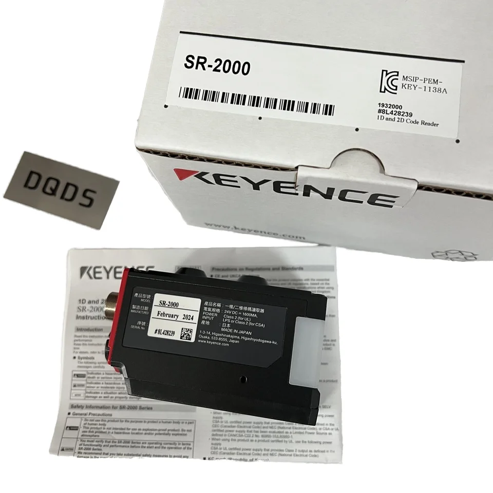 100% Original Brand New KEYENCE Industrial Code Reader SR-2000 with Modbus RTU/TCP Profinet EtherNet/IP CANope One Year Warranty