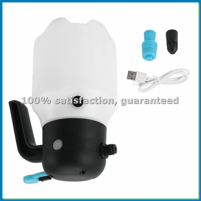 

Электрический пеногенератор для автомобиля 1,8 л, аккумуляторный распылитель пены 2000 мАч, беспроводной насосный пеногенератор для полива - A33R