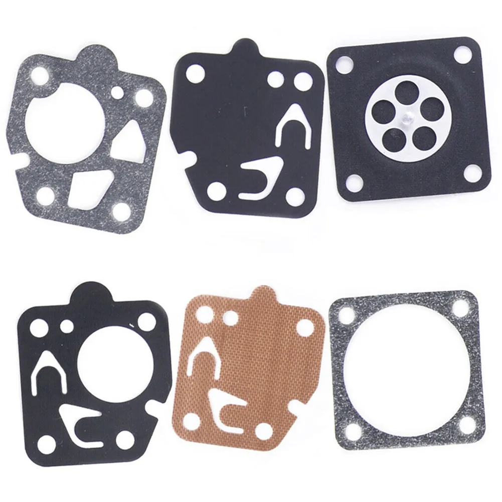 6Pcs Carburetor For Carb Repair Kit For TG18 TG20 TG24 TG28 TF22 Carburetor Diaphragm Gasket Repair Rebuild Chainsaw Accessories