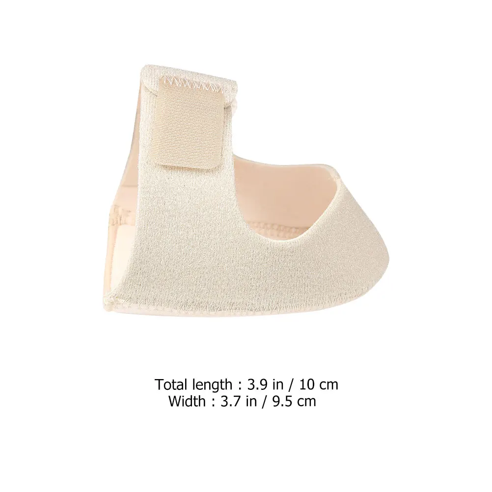 Protectores de manga antideslizante, almohadillas transpirables para el talón, alivio del dolor, soporte para el talón, cubiertas protectoras para los pies, herramienta para el cuidado de los pies, 1 par