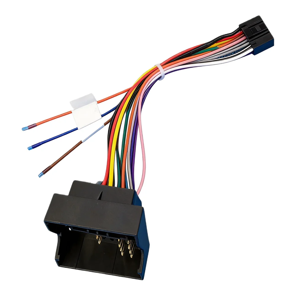 Antenna Adapter 16PIN Wiring Harness ABS Plastic Material Easy Installation Radio Installation Suitable For Sedan Models