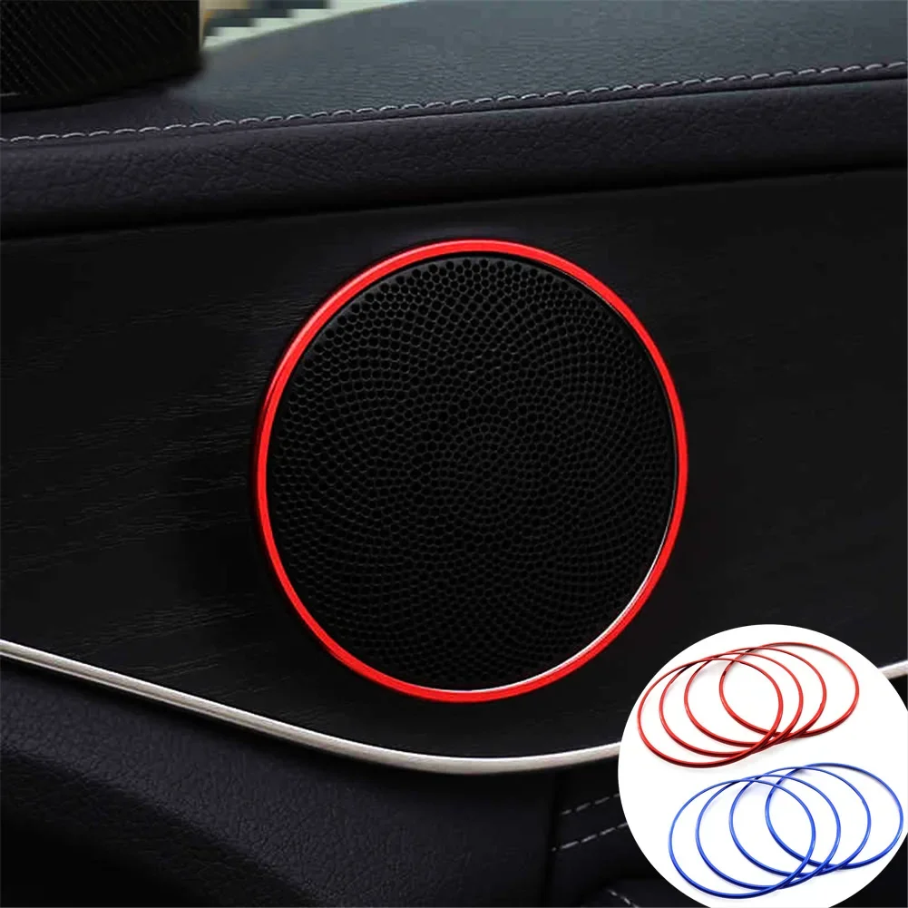 

For Mercedes Benz new C-Class GLC new E-Class C200L E300L door horn decorative ring, interior audio ring