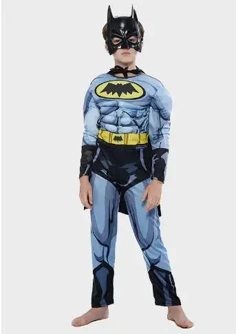 2026 New Cosplay Anime Figure Superhero Halloween Costumes for Kids Muscle Jumpsuits Masquerade Carnival Clothes Party Dresses