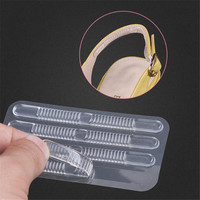 4pcs Silicone Heel Stickers Heels Grips for Women Men Anti Slip Heel Cushions Non-Slip Inserts Pads Foot Heel Care Protector