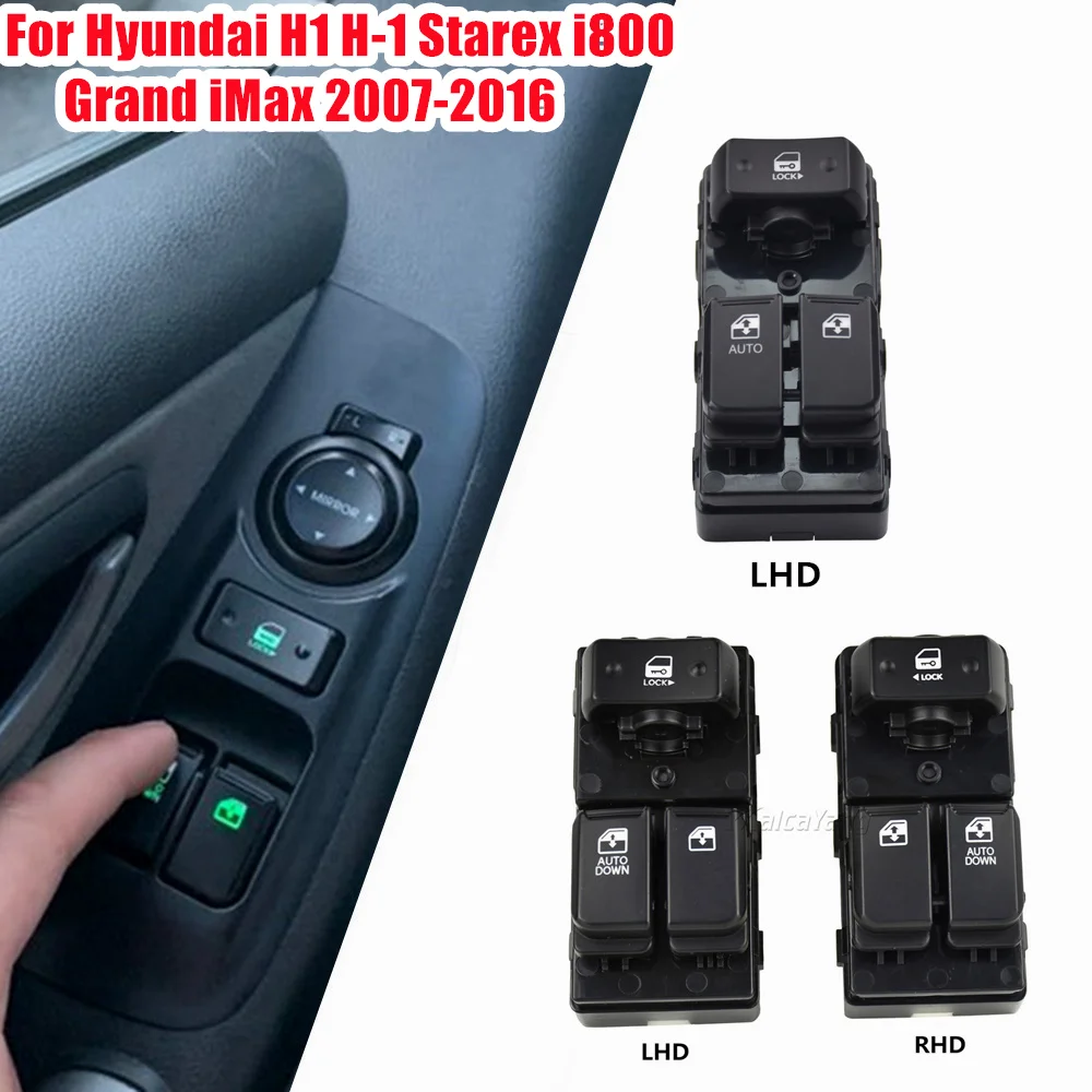 For Hyundai H1 H-1 Starex i800 Grand iMax 2007-2016 Electric Power Window Control Lifter Switch Button 93571-4H110 935714H110