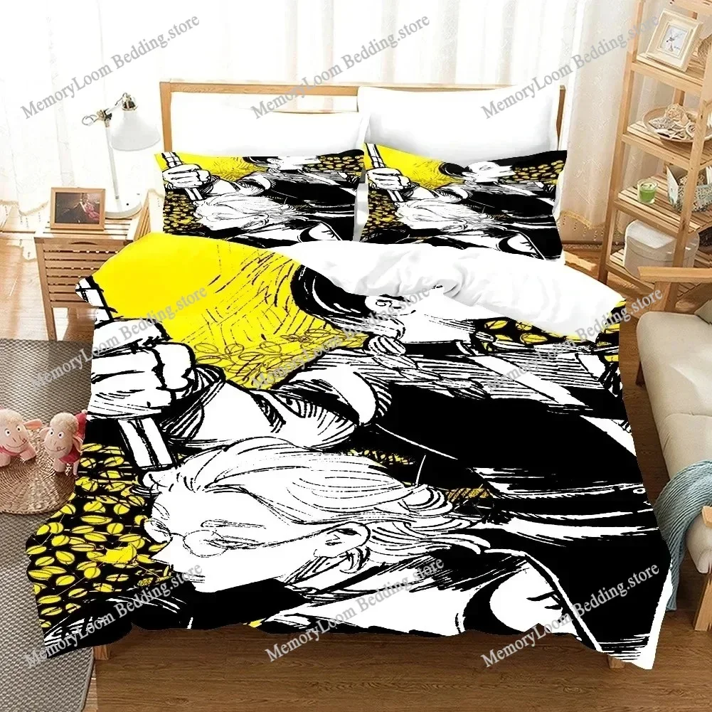 3D Print Anime Avengers Tokyo Bedding Set Duvet Cover Bed Set Quilt Cover Pillowcase Comforter king Queen Size Boys Adult