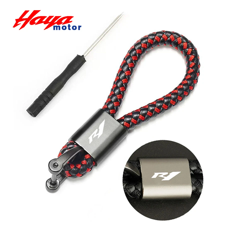 

2023 New Motorcycle Keychain Keyring Key Chains Lanyard Chain Key Rings For YAMAHA YZFR1 YZF-R1 YZF R1 2015-2023 2022 2021 2020