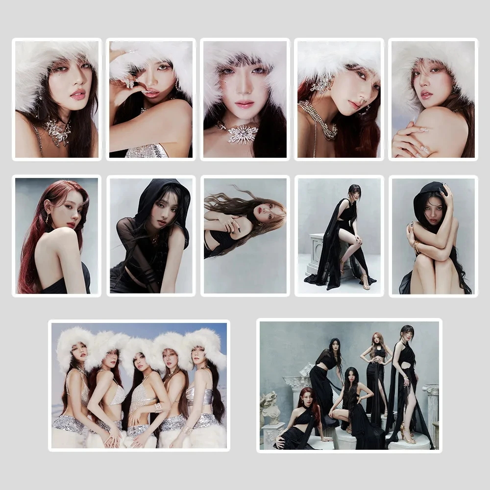 Kpop Idol (G)I-DLE New Album Wife Decoration Scrapbook Phone Laptop Sticker MiYeon Minnie SoYeon YuQi ShuHua Sticker Fans Gifts