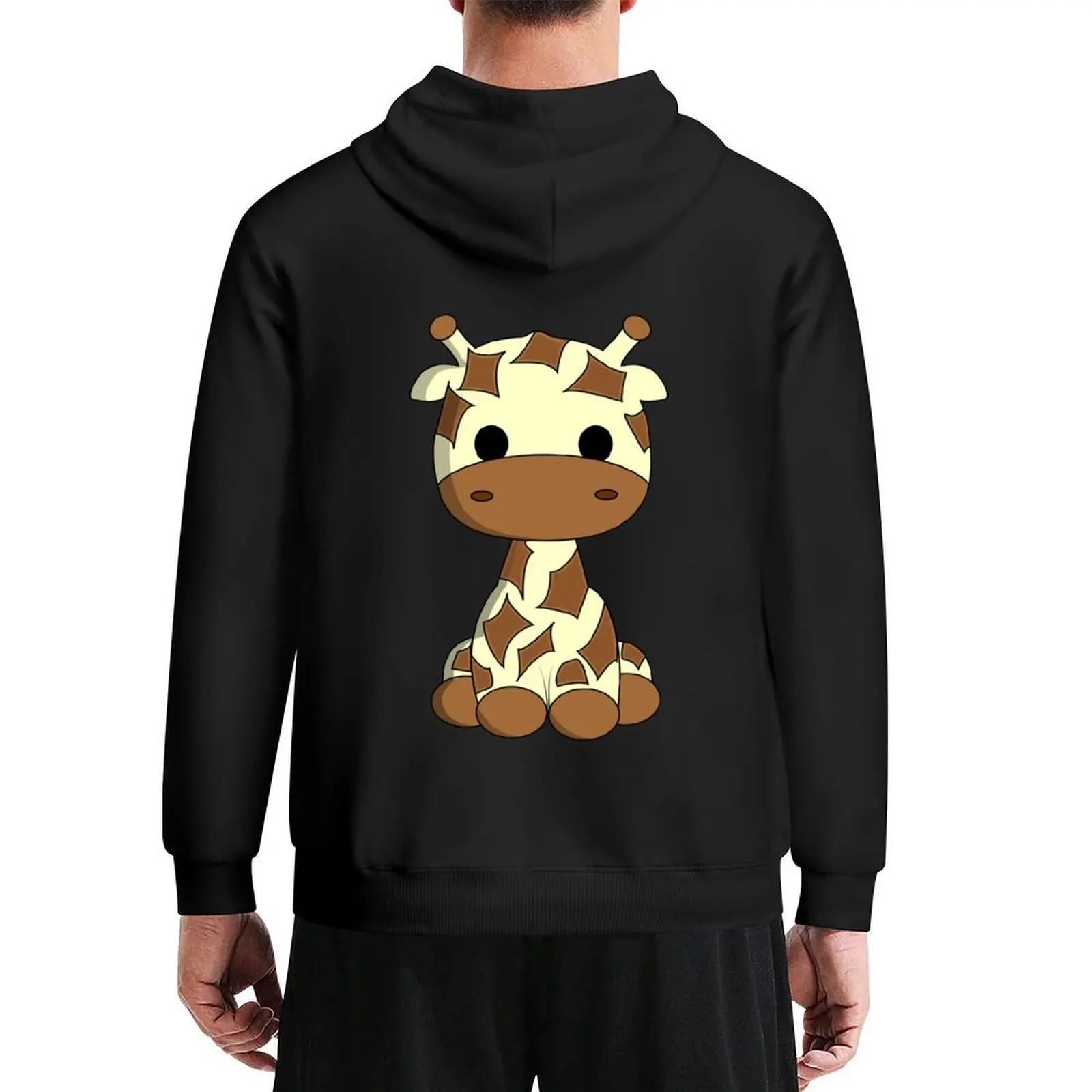 

Cute baby giraffe cartoon Hoodie mens clothes autumn clothes graphic t shirts men fashion men hoodies for men high quality