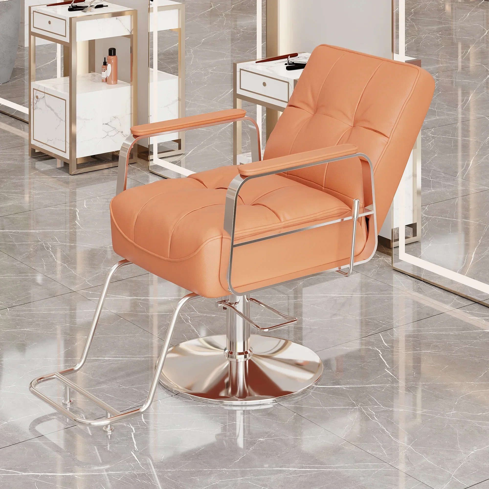 كراسي الحلاق كرسي مضخة لتصفيف الشعر صالون تجميل غسل المهنية رمش قطع الشعر خمر مسمار بسيط شحن مجاني #2