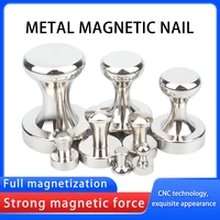 Clavos magnéticos de Metal D16x20, clavos magnéticos fuertes D11x13mm, pastas para nevera, pizarra blanca, chincheta magnética potente para oficina D12 * 16