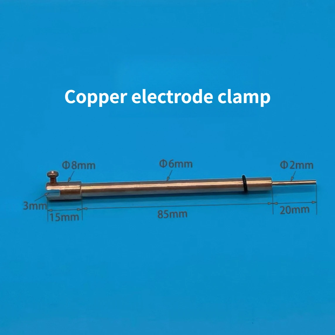 JJ120 Stainless Steel Electrode Clamp Working Electrode Multi purpose Fixture Small Diameter Gap 3mm Invoice Issued