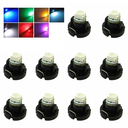 10Pcs T3 1 SMD LED Low Consumption High Bright Long Lifespan Car Bulbs Neo Wedge Climate Gauges Dashboard Control Lights