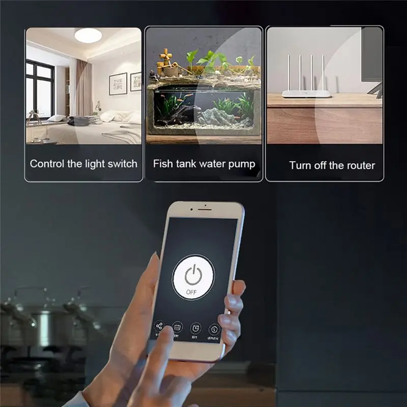 AA87 Tuya WIFI Gate Garage Door Opener Smart Motor Wireless Remote Control Inching Self-Locking Timering Receiver