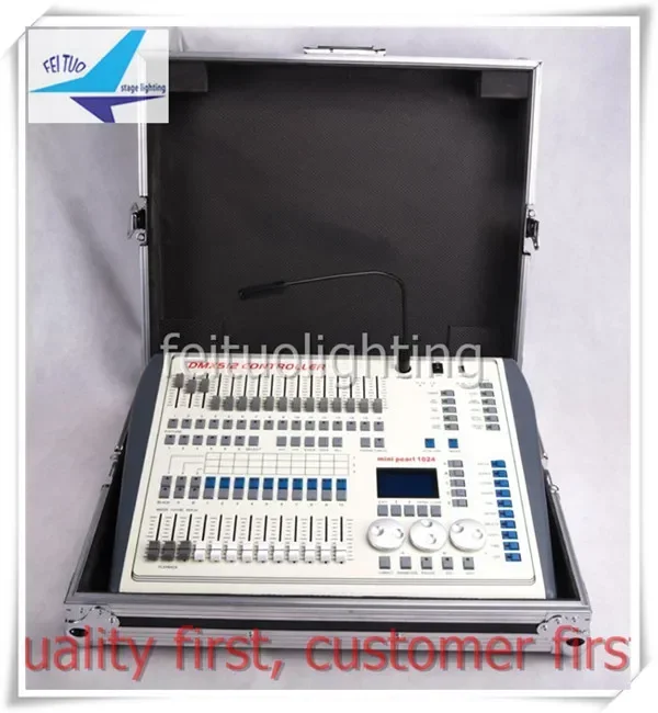 Stage Lights High Quality with Flight Case DMX512 Console 1024 Mini Pearl Controller DMX DJ Controller