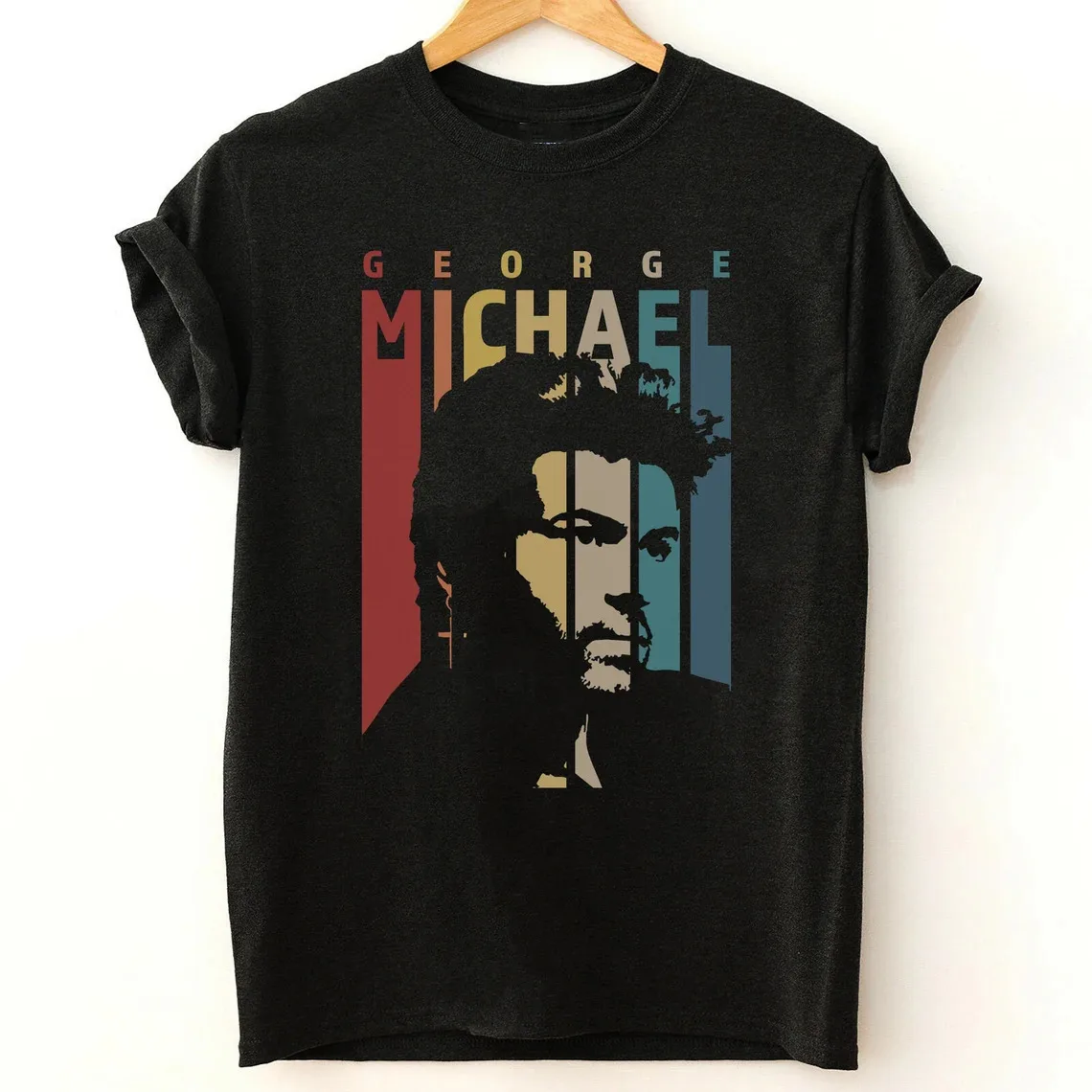 

George Michael Black T-shirt For men Women All Size S-4XL EL064