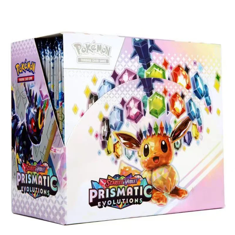 

360Pcs Pokemon Card Prismatic Evolutions SCARLET VIOLE English Version Pokemon Booster Battle Transaction Card