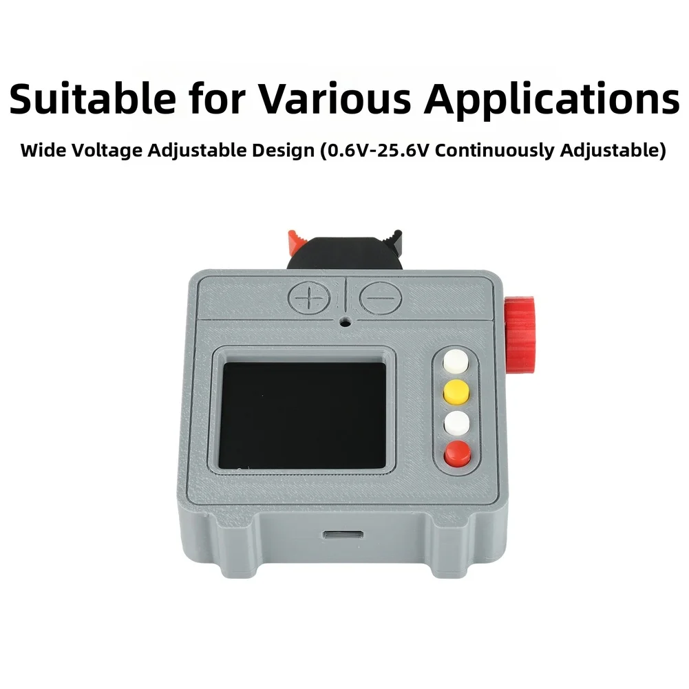 5W Adjustable Boost Converter DC Power Supply With LCD Display For Voltage Current Testing And Lab Measurement Tool