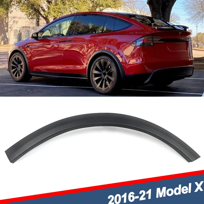 

Black Wheel Eyebrow For Model X 2016 2017 2018 2019 2020 2021 104589000E Rear Left Wheel Arch Door Cladding Molding Easy Install