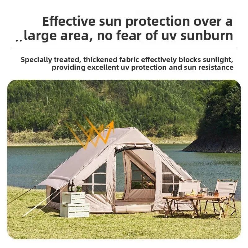 Inflatable Camping Tent, Fully Automatic No Assembly Needed