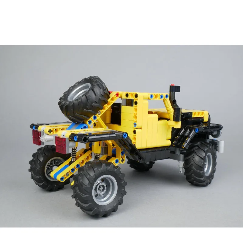 

MOC-99645 Новая классическая маленькая желтая модель строительного блока грузовика, 543 деталей, детская игрушка на день рождения и Рождество для мальчиков в подарок