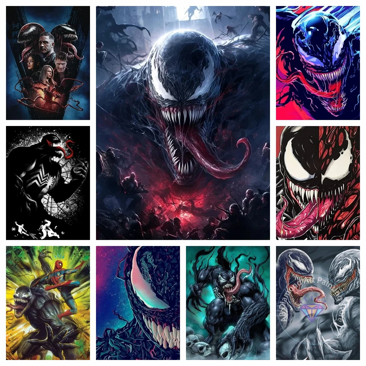 

New Venom AB Diamond Painting Disney Avengers Movie Character Mosaic 5D DIY Crafts New Set Home Decoration Gift