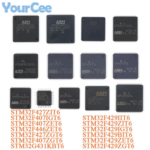 STM32F40 STM32F407IGT STM32F407IGT6 LQFP-176 Microcontrolador de 32 bits-Chip MCU IC STM32F407ZGT6 STM32F429IGT6 STM32F407ZET6