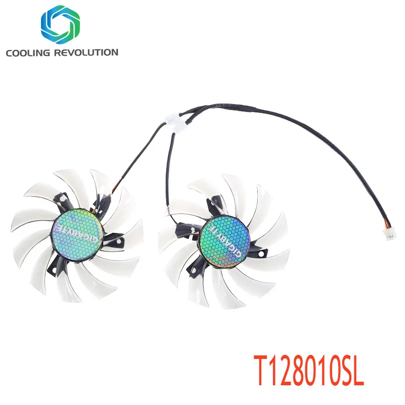 

75MM T128010SL DC12V 0.15AMP Graphics Fan For Gigabyte GTX670 GTX580 560Ti GV-N560OC